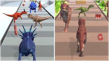 MAX LEVEL in Cretaceous Run: Dino Rush 3D Game!