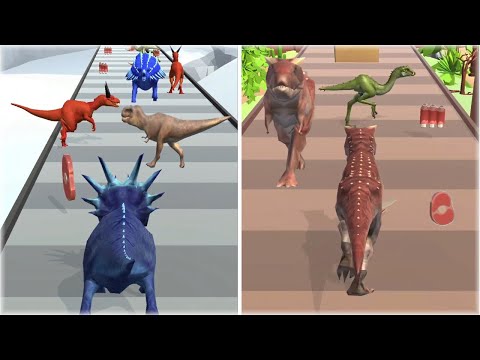 MAX LEVEL in Cretaceous Run: Dino Rush 3D Game!