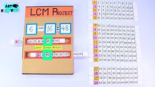DIY LCM Maths Project - Maths Project Working Model | Best Maths Project For Exhibition | Math Model