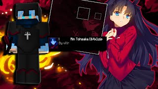 Rin Tohsaka 64x - MINECRAFT BEDWARS PVP TEXTURE PACK 1.8.9 (Anime texture pack) | Hypixel Bedwars