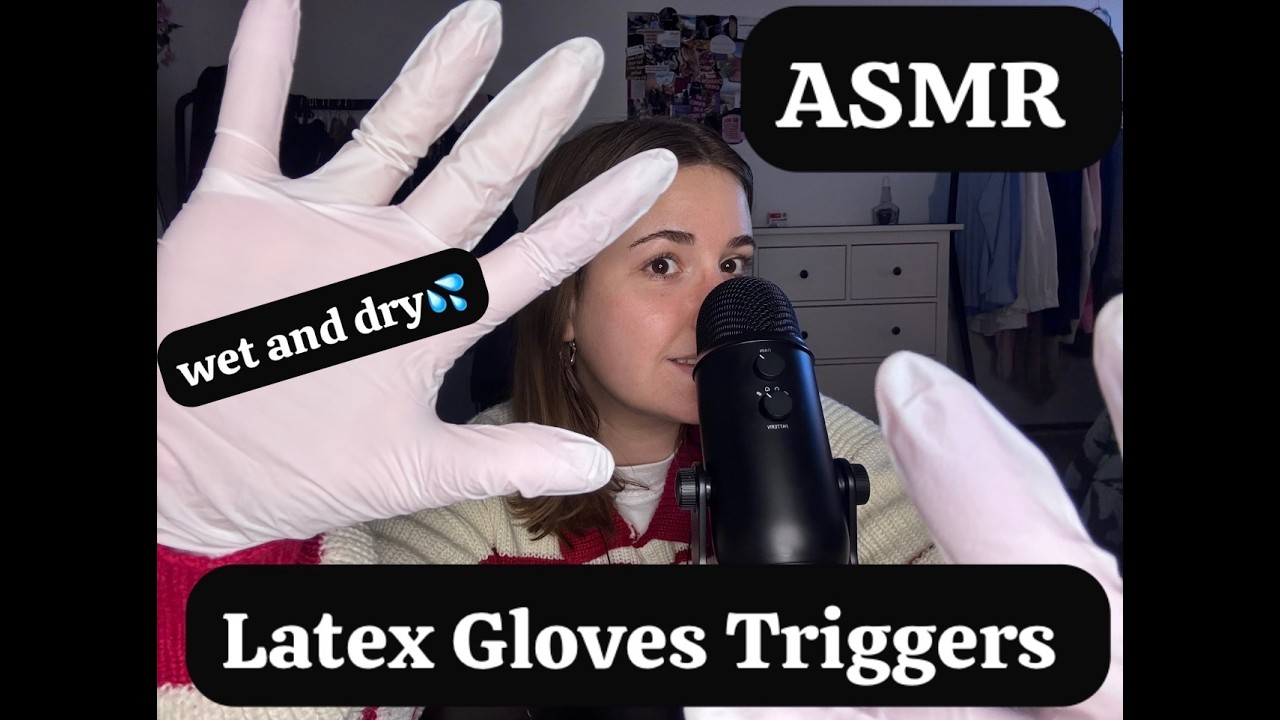 ASMR Latex Gloves and Mouth Sounds