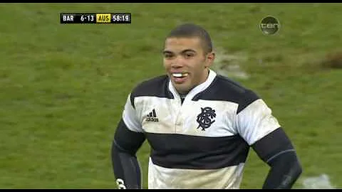 David Pocock Tackles Bryan Habana then Jerry Colli...