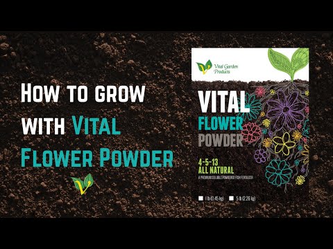 Vital Flower Powder - Soluble Bloom Fertilizer 4-5-13