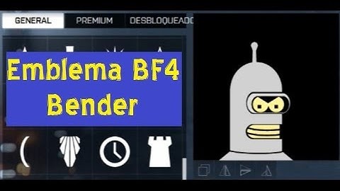 Bender Emblem Battlefield 4 (como hacer el emblema)