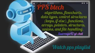 Programming for problem solving|Btech |R22|Jntuh |PPS