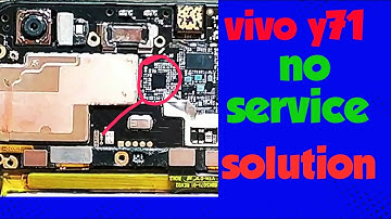 vivo y71 no service salution /vivo 1724  y71 network salution