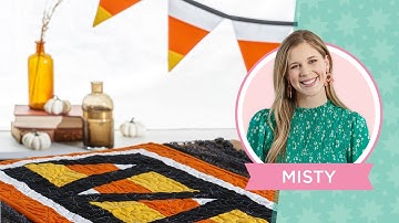 REPLAY: Join Misty as she shows how to make a sweet Candy Corn Table Runner and Pennants!