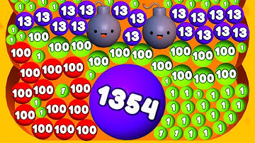 DIGS & BALLS - 2048 Sand Balls (Math Games, Dig 2048 Games) Satisfying Mobile Asmr Gameplay