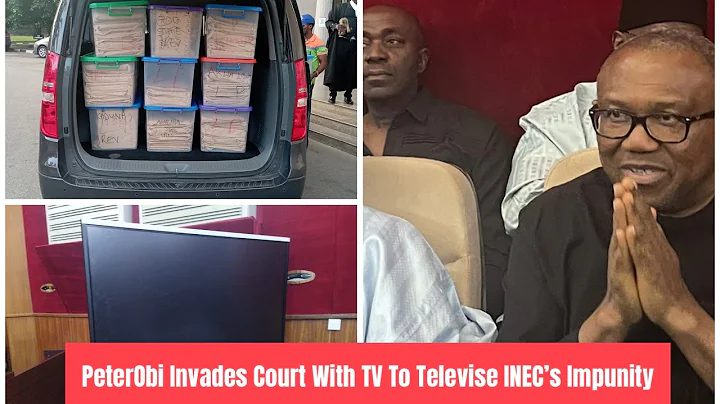 LP Court Update: PeterObi Invades Court With TV To Televise INEC’s Electoral Impunity