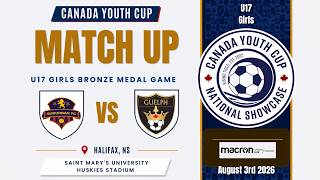 Canada Youth Cup U17 Girls Bronze - Suburban vs. Guelph Academy 2010 SMU August 3rd 1:30pm