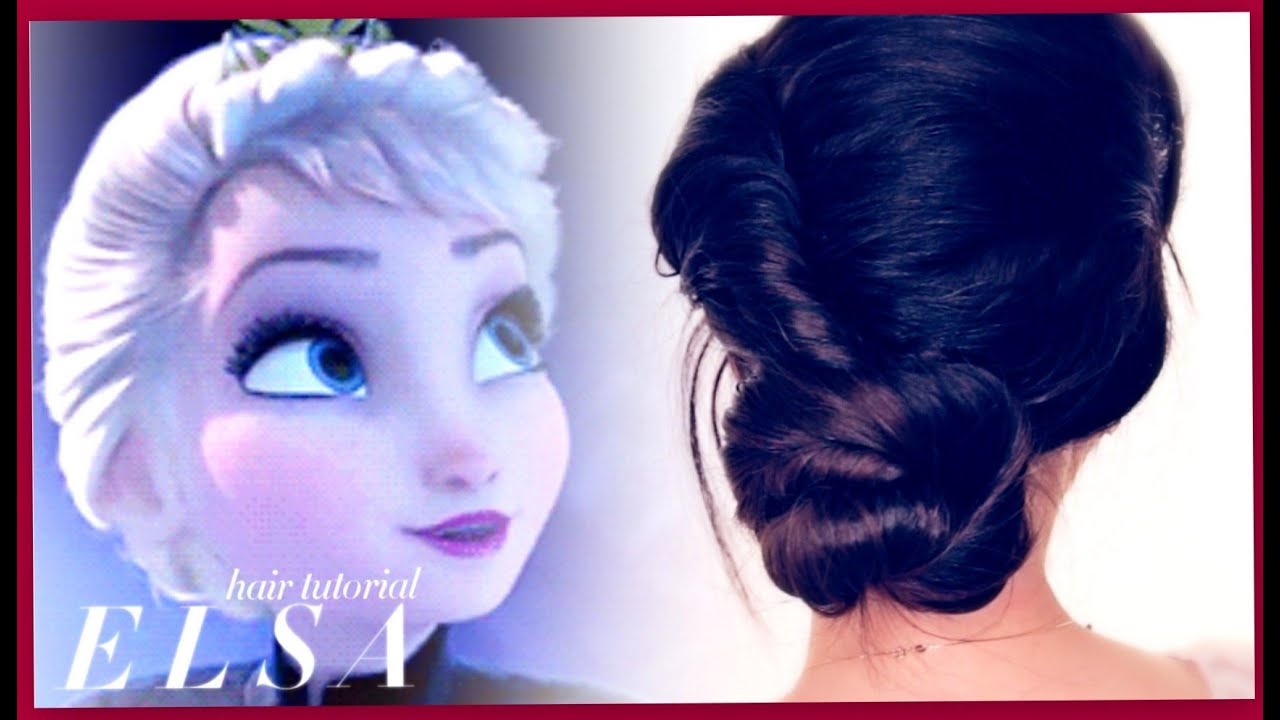 ★FROZEN ELSA'S Coronation HAIR TUTORIAL  Disney 