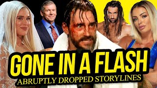 GONE IN A FLASH | Wrestlings Abruptly Dropped Storylines