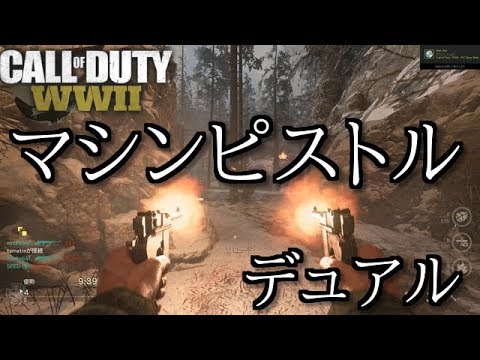 【COD WW2】マシンピストルのデュアル、強いのか使ってみた