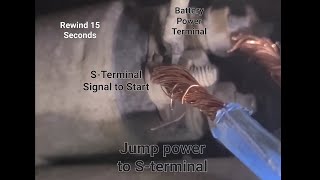 How to Jump Power to a Starter.  Explained by a mechanic.