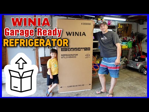 WINIA Garage Ready 20.84-cu ft TOP-FREEZER Refrigerator (White) | UNBOXING + Quick Review WINIA Garage Ready 20.84-cu ft TOP-FREEZER Refrigerator (White) | UNBOXING + Quick Review