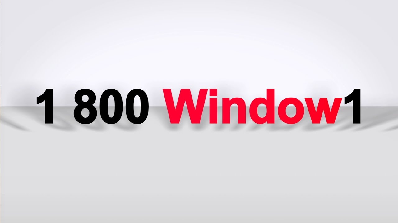 1-800 Window1 - One Minute Pitch - YouTube