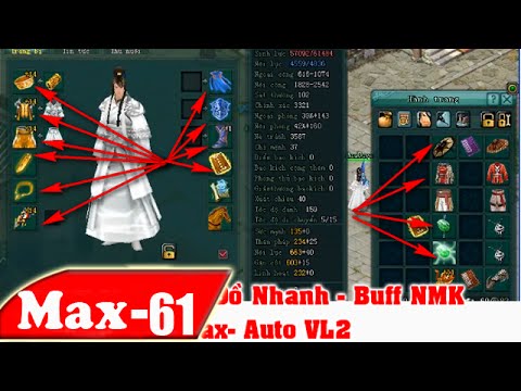 Cách Dùng Auto Thay Đồ & Buff NMk – Max-Auto VL2 | NhacMax -P61 | Võ Lâm 2 Cách Dùng Auto Thay Đồ & Buff NMk – Max-Auto VL2 | NhacMax -P61 | Võ Lâm 2