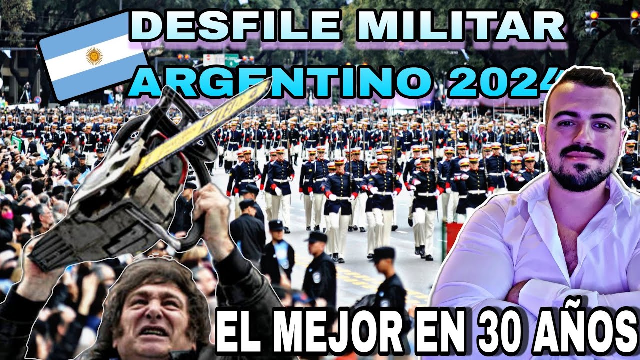 EX MILITAR ESPAÑOL REACCIONA AL DESFILE MILITAR ARGENTINO DE 2024 (EL