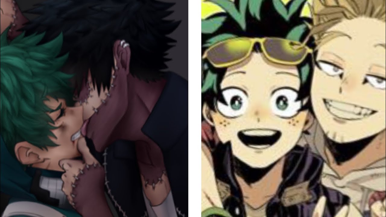 hawks x dabi x deku ❤️🖤💚 13+