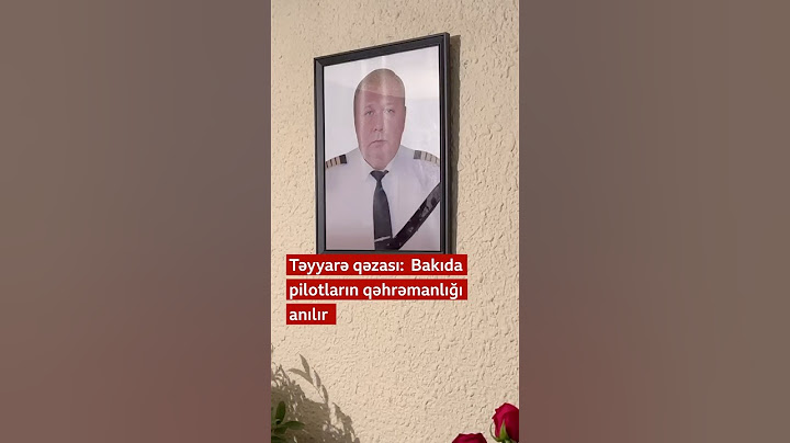 Təyyarə qəzası: Azərbaycanda pilotların qəhrəmanlığı anılır