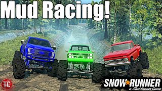 SnowRunner: This New Map Has MUD DRAG RACING!! (ON CONSOLE!) screenshot 2