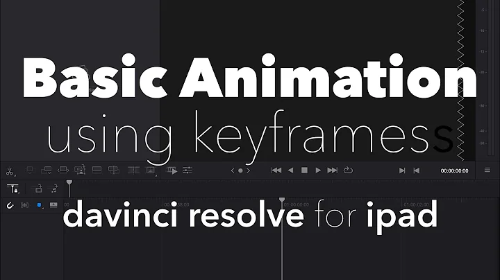 Basic Animation using Keyframes | DaVinci Resolve for iPad