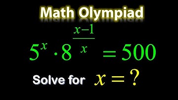 Math Olympiad | learn how to solve exponential equation | math training