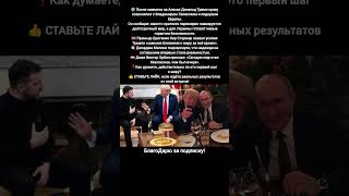 Трамп Зеленский саммит Аляска долгосрочный мир гарантии безопасности Украина Европа #новости #путин