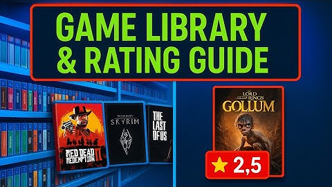 PS4 & PS5: Master Your Game Library & Rating System Guide!