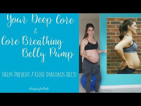 Core Breathing Belly Pump Breathing Exercises | Pregnancy Tips