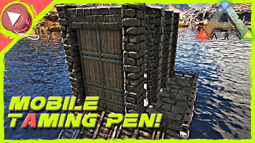 How to Build: Mobile Taming Pen | Ark: Survival Evolved Gameplay (PC)