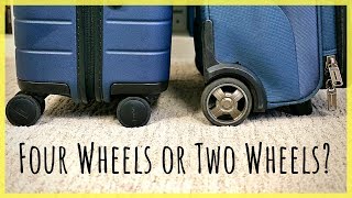 2-Wheel vs 4-Wheel Suitcase | Tips for Picking the Right Bag screenshot 3