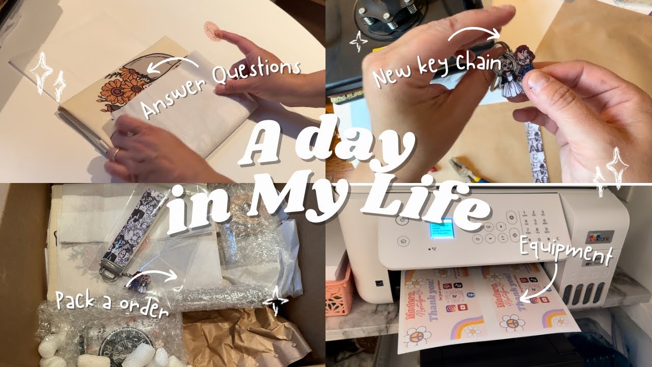 Day in the life of a small business owner | Vlog| Etsy seller | Studio ...