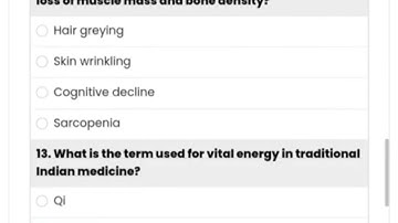 NCISM ELECTIVES Of introduction to the science of rejuvenation #2024 Module 1