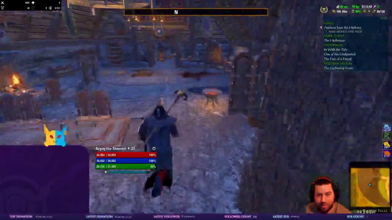 Red Orc on Dunmer questing action! - Elder Scrolls Online ESO