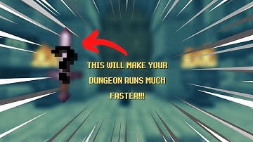 How to make your dungeon runs A LOT faster Hypixel Skyblock