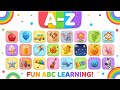 A to Z Alphabet with Colors 🌈 | Fun ABC Learning for Kids