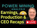 Bitcoin miner q1 earnings  top bitcoin stock analysis  news today  anthony power qa live