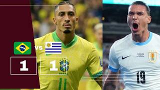 Brazil vs Uruguay: A Thrilling 1-1 Draw in World Cup Qualifiers!