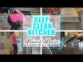 Deep Clean Kitchen with me ll Cleaning with Branch Basics