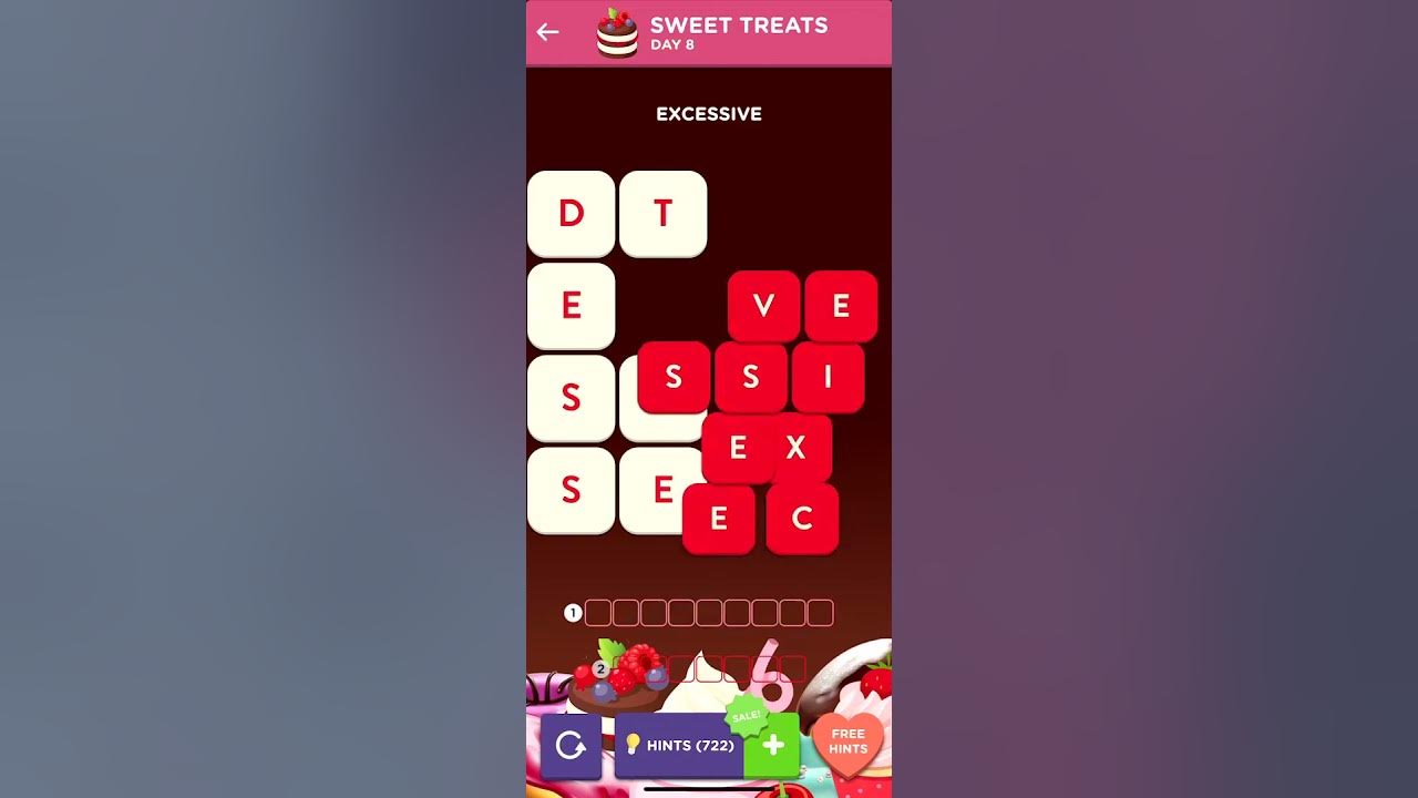 Wordbrain 2 Sweet Treats Event DAY 8 Answers [April 18 2021] Cheats