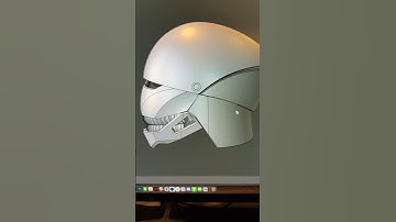 Acolyte Helmet 3d modeled in Plasticity