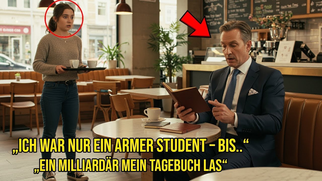 Sie ließ ihr Tagebuch in einem Café fallen — Der Milliardär öffnete es und veränderte ihr Leben f