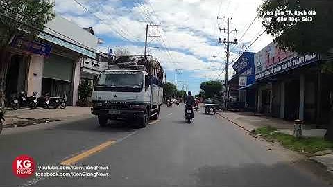 Cửa ngõ vào trung tâm TP. Rạch Giá (đoạn Cầu Quằng - Cầu Rạch Sỏi) | Kiên Giang News