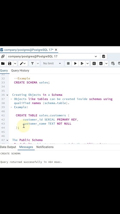 How To Create Objects In Schema In PostgreSQL || Best PostgreSQL ...
