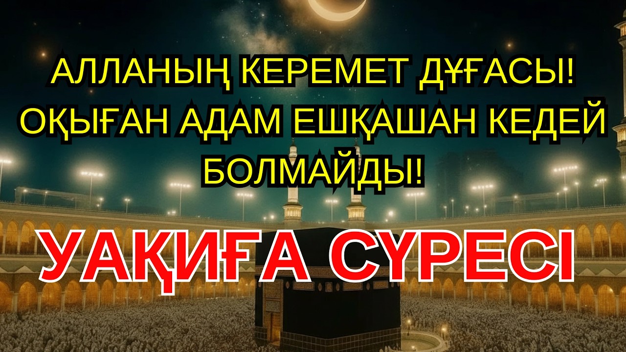 Күн сайын Сура Әл-Уақиға – кедейлік пен мұқтаждықтан қорған, инша Алла