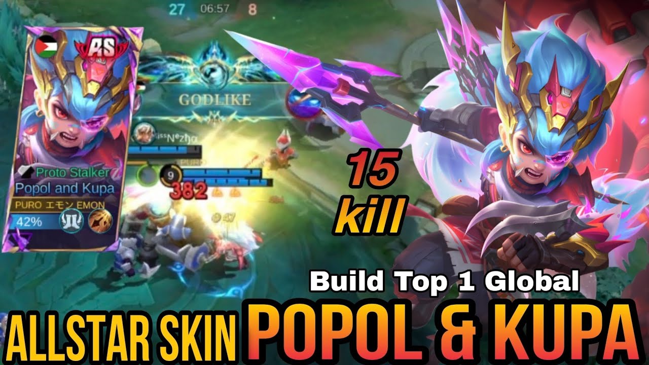 “INSANE POPOL 15Kill 😱 | MLBB Global Gameplay”