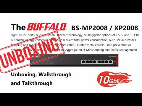Lowest Priced 8-Port 10Gbe RJ45 Managed Switch - Buffalo BS-MP2008