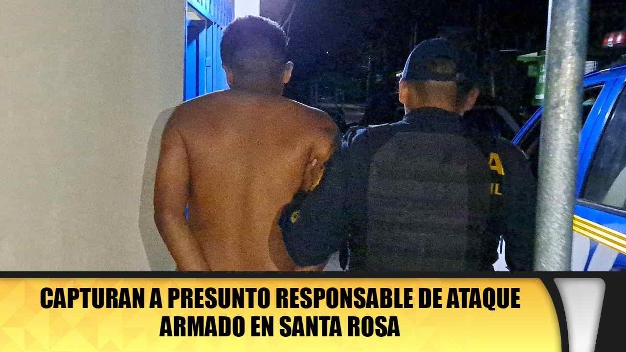 Capturan a presunto responsable de ataque armado en Santa Rosa - YouTube