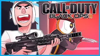 Black Ops 2 Funny Moments!  Mission: Defeat DaithiDeNogla! (Gun Game Rage and Sticks and Stones!)